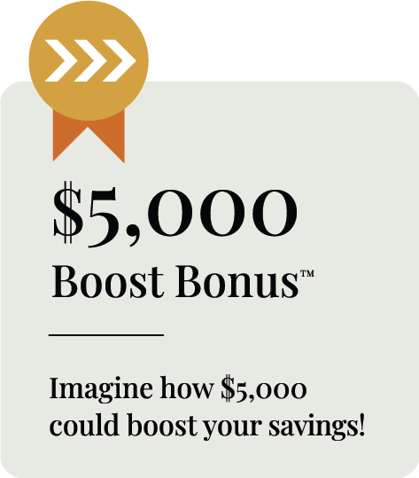 Bank Bonus 5000 graphic for FORM